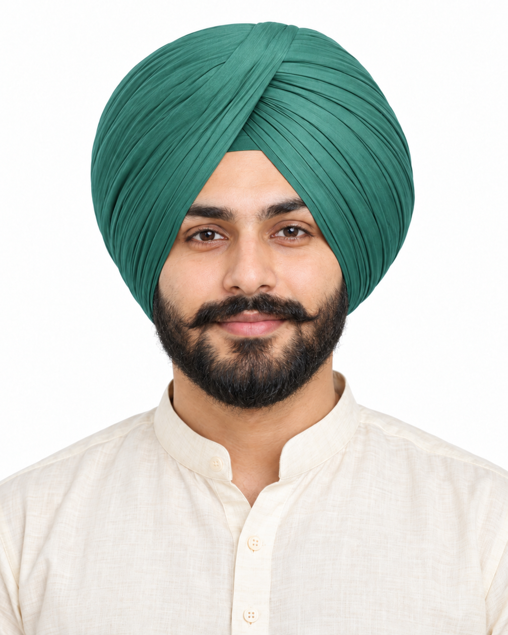 Full Voil Green Turban