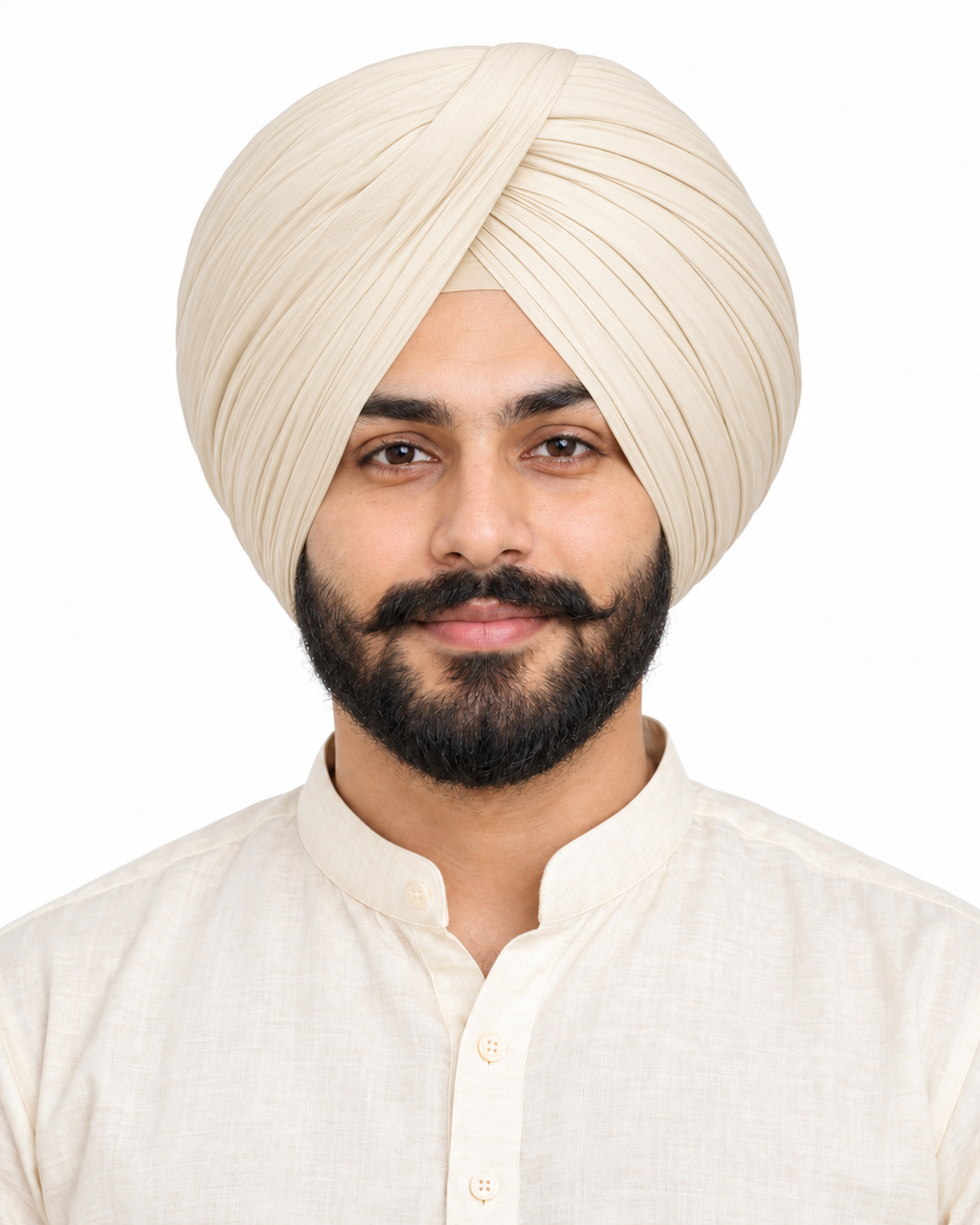 Full Voil Natural & Earthy  Shades Turban