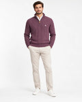 Purple Zipper Sweater