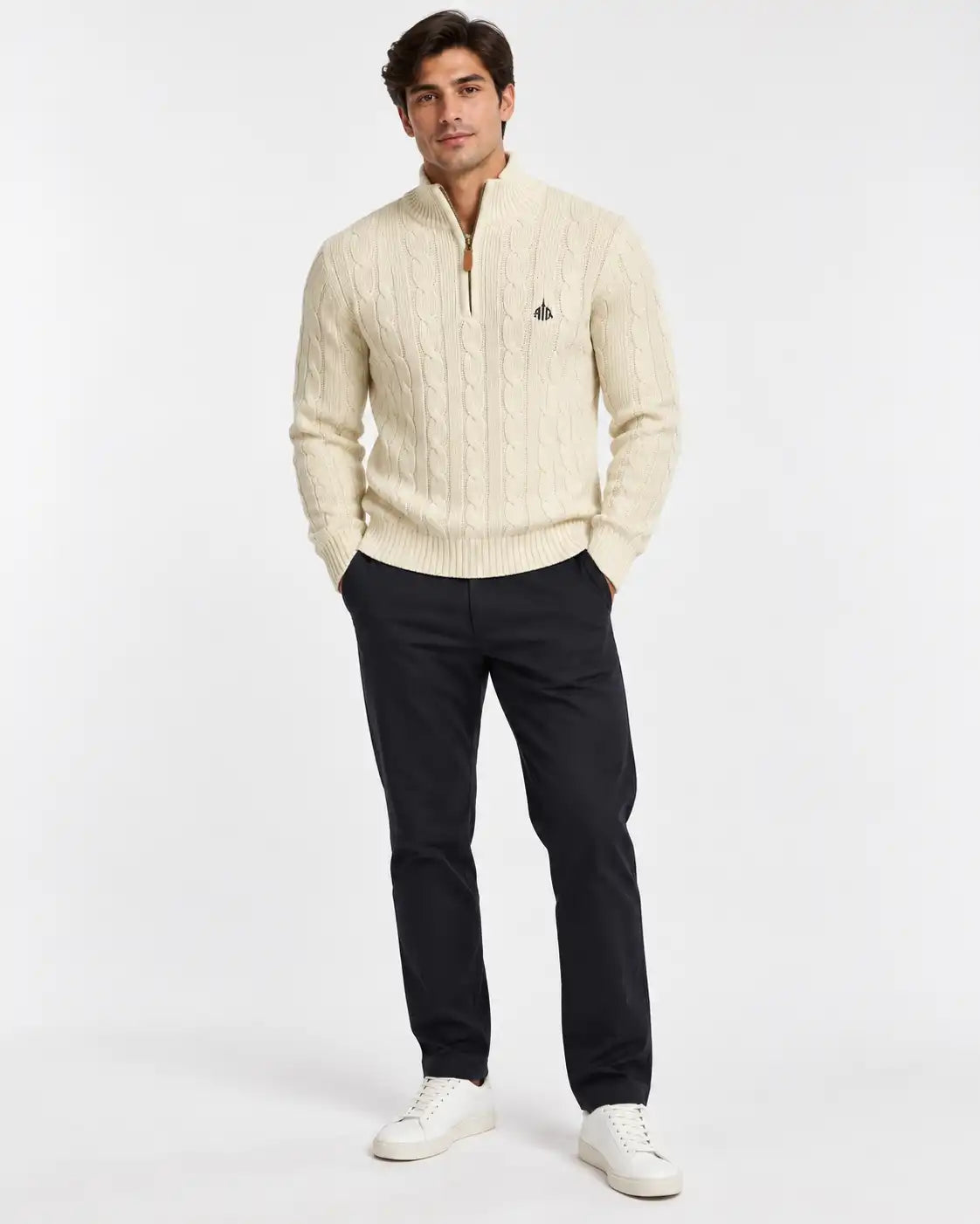 Off-white Zipper Sweater