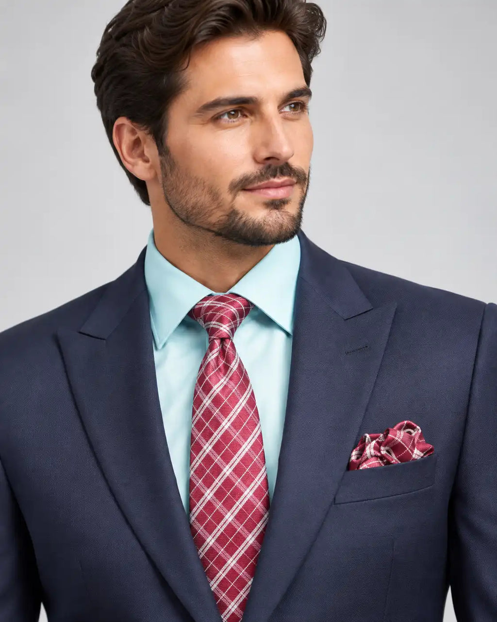 Navy Blue 2-Piece Coat Pant