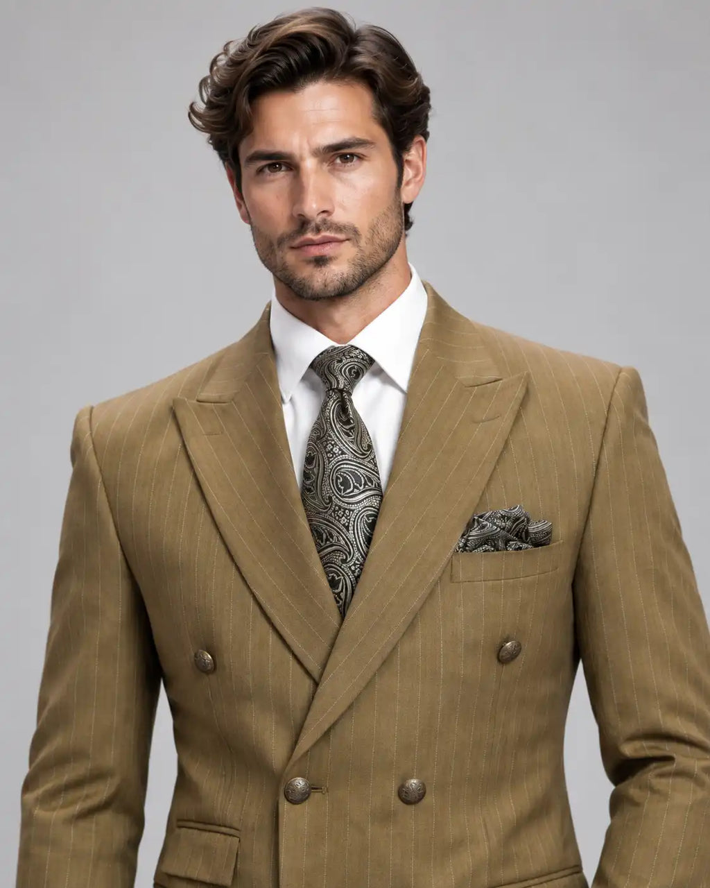 Olive Lining 2-Piece Coat Pant