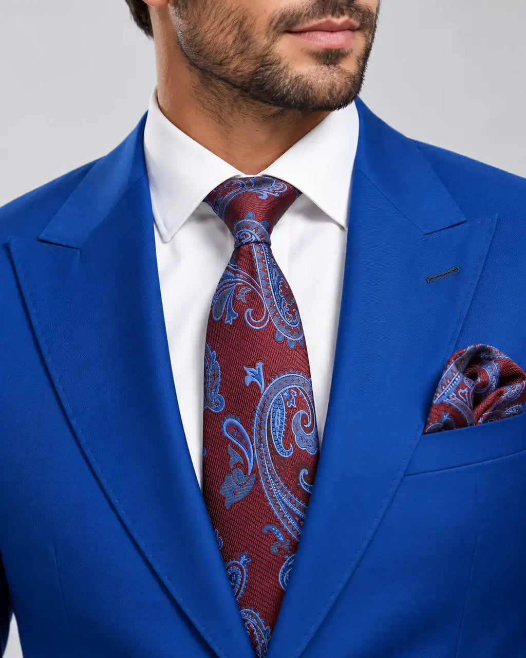 Blue 2-Piece Coat Pant