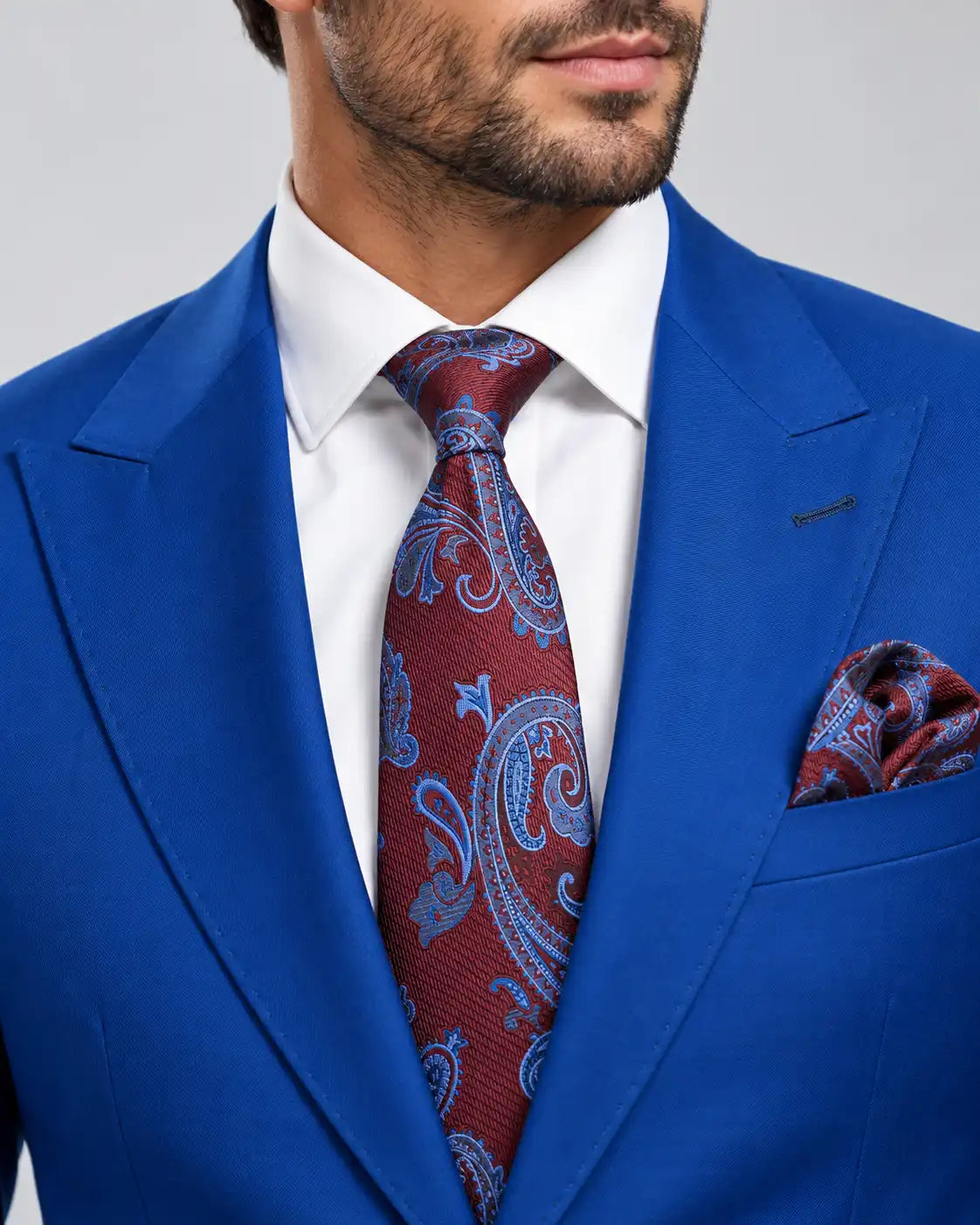 Blue 2-Piece Coat Pant