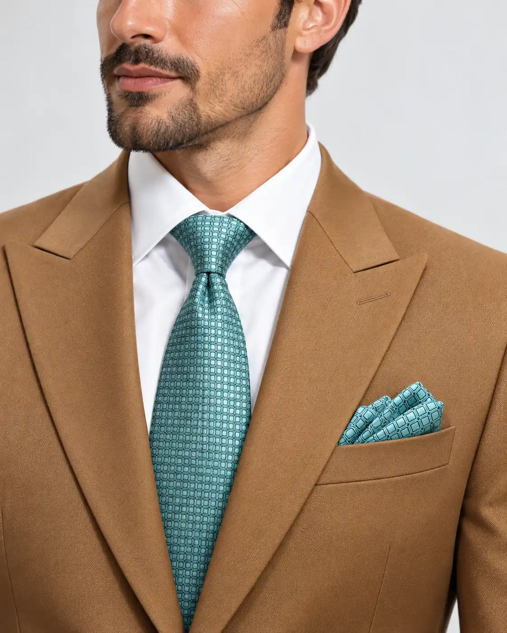 Brown 2-Piece Coat Pant