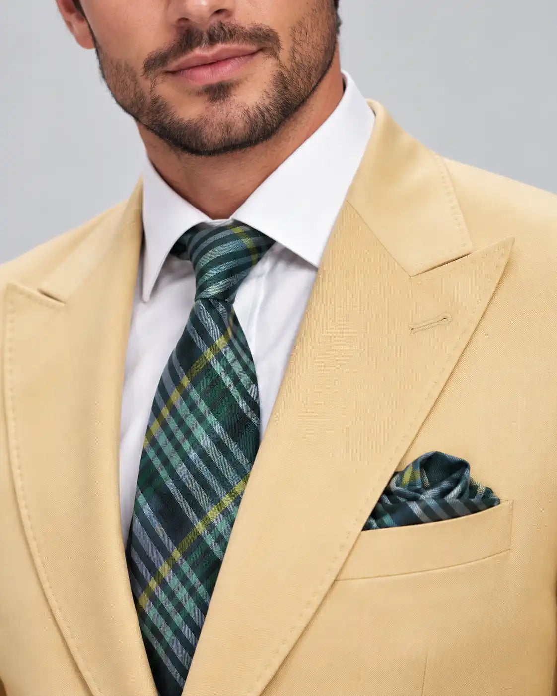 Golden 2-Piece Coat Pant