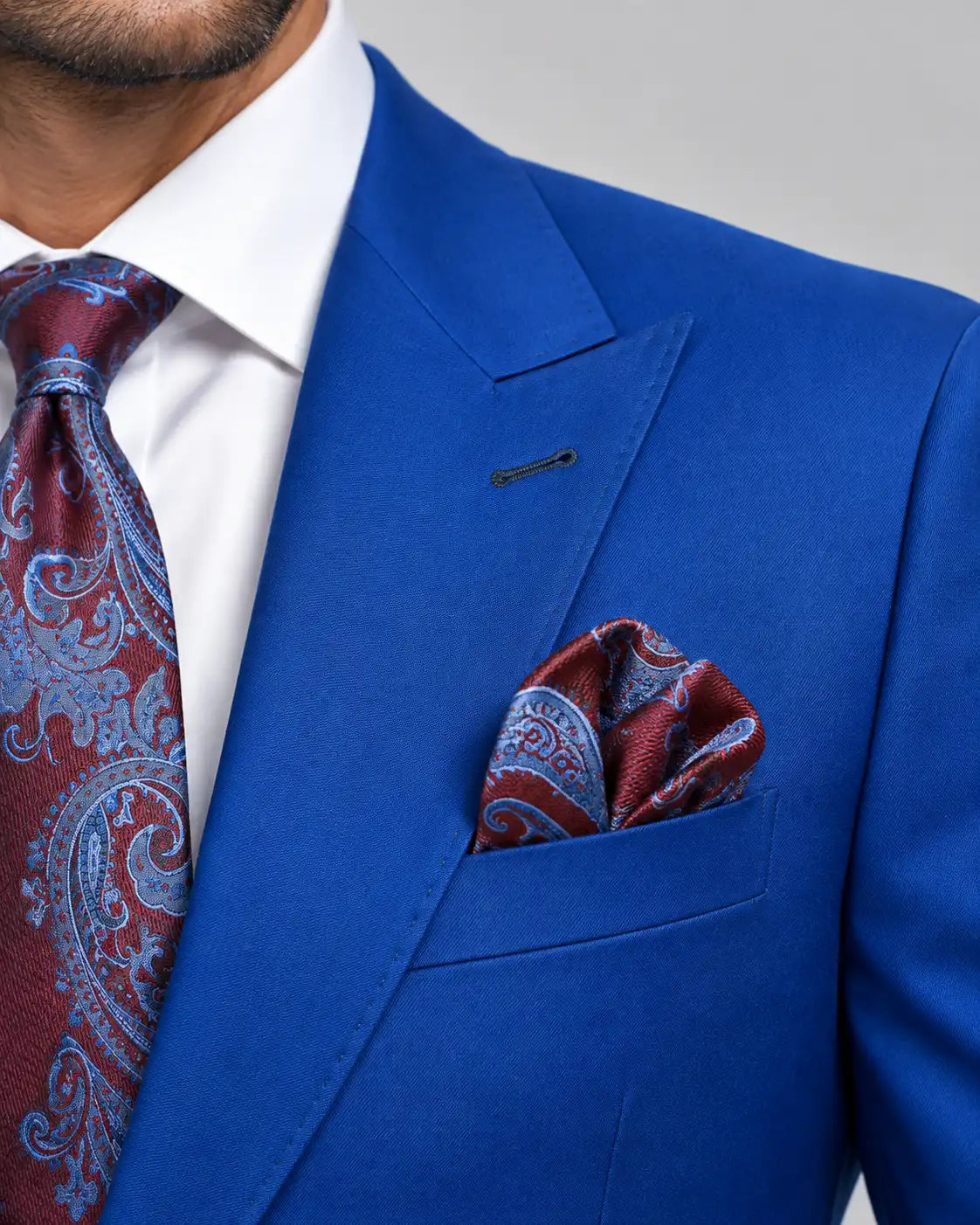 Blue 2-Piece Coat Pant