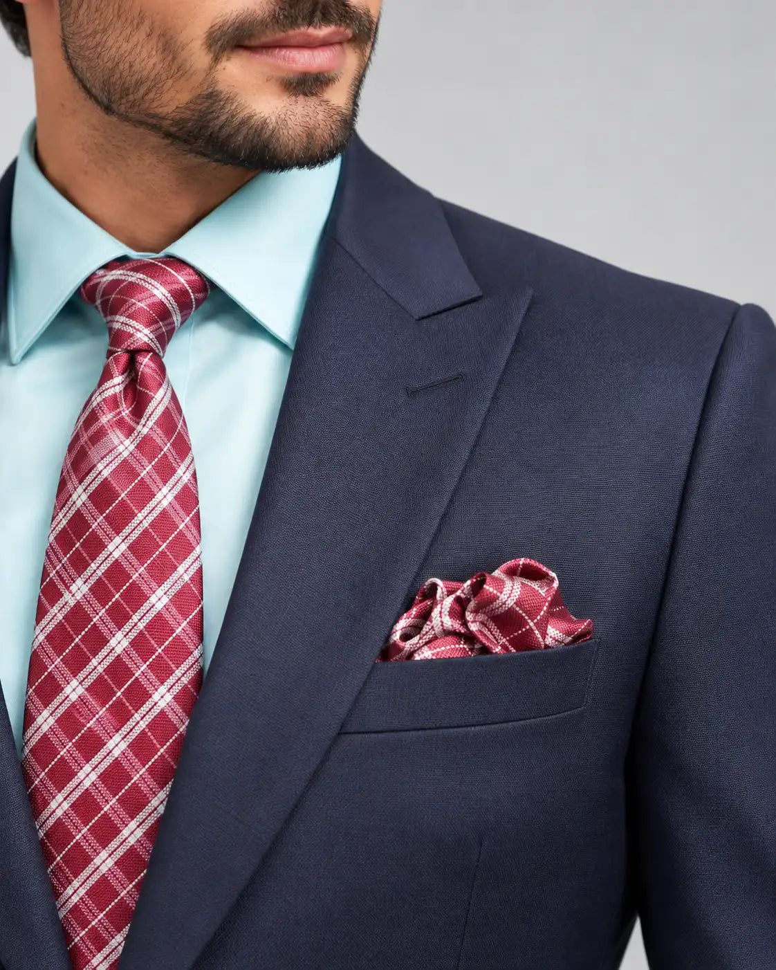 Navy Blue 2-Piece Coat Pant