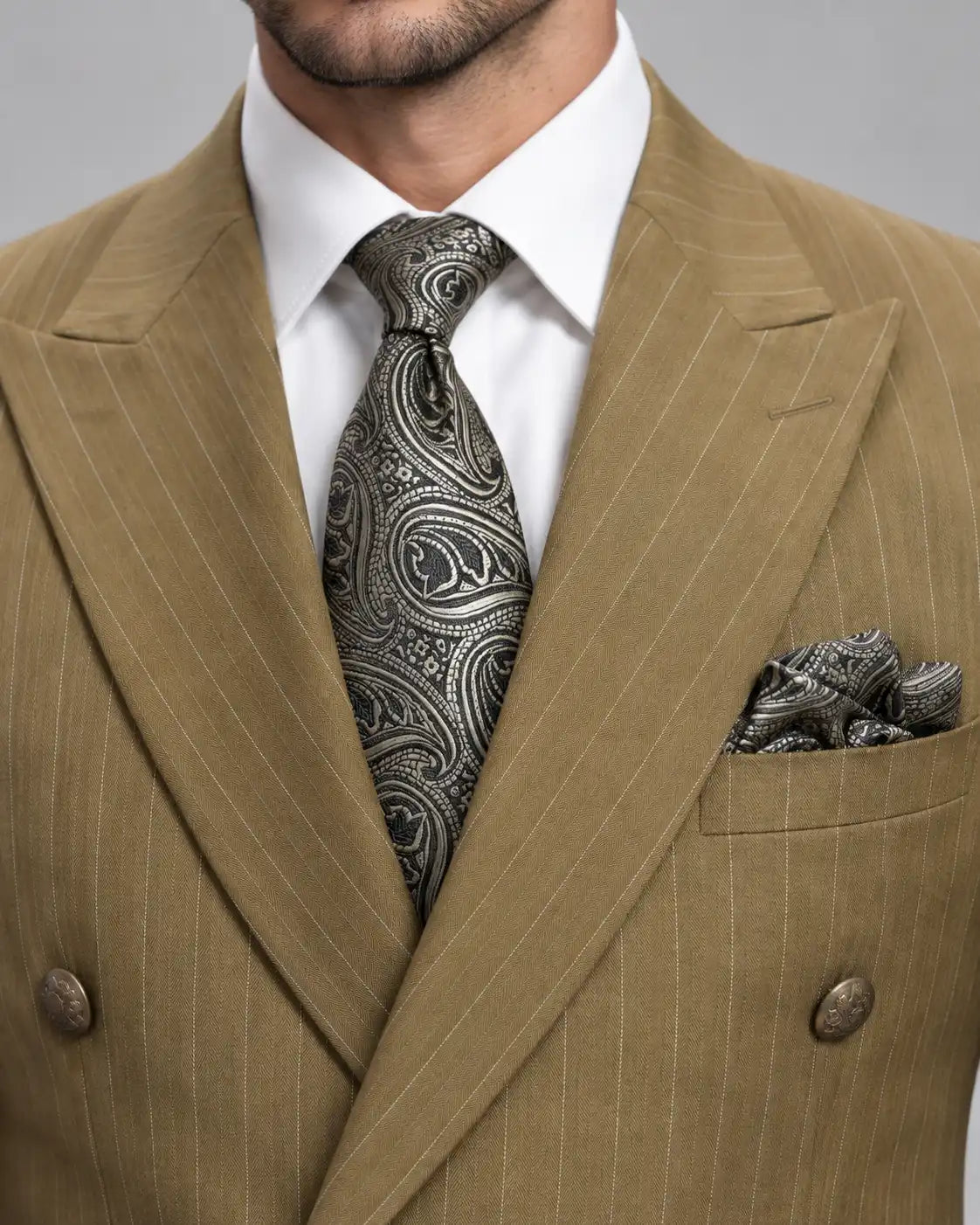 Olive Lining 2-Piece Coat Pant