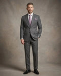 Grey Lining 2-Piece Coat Pant