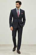Navy Lining 2-Piece Coat Pant