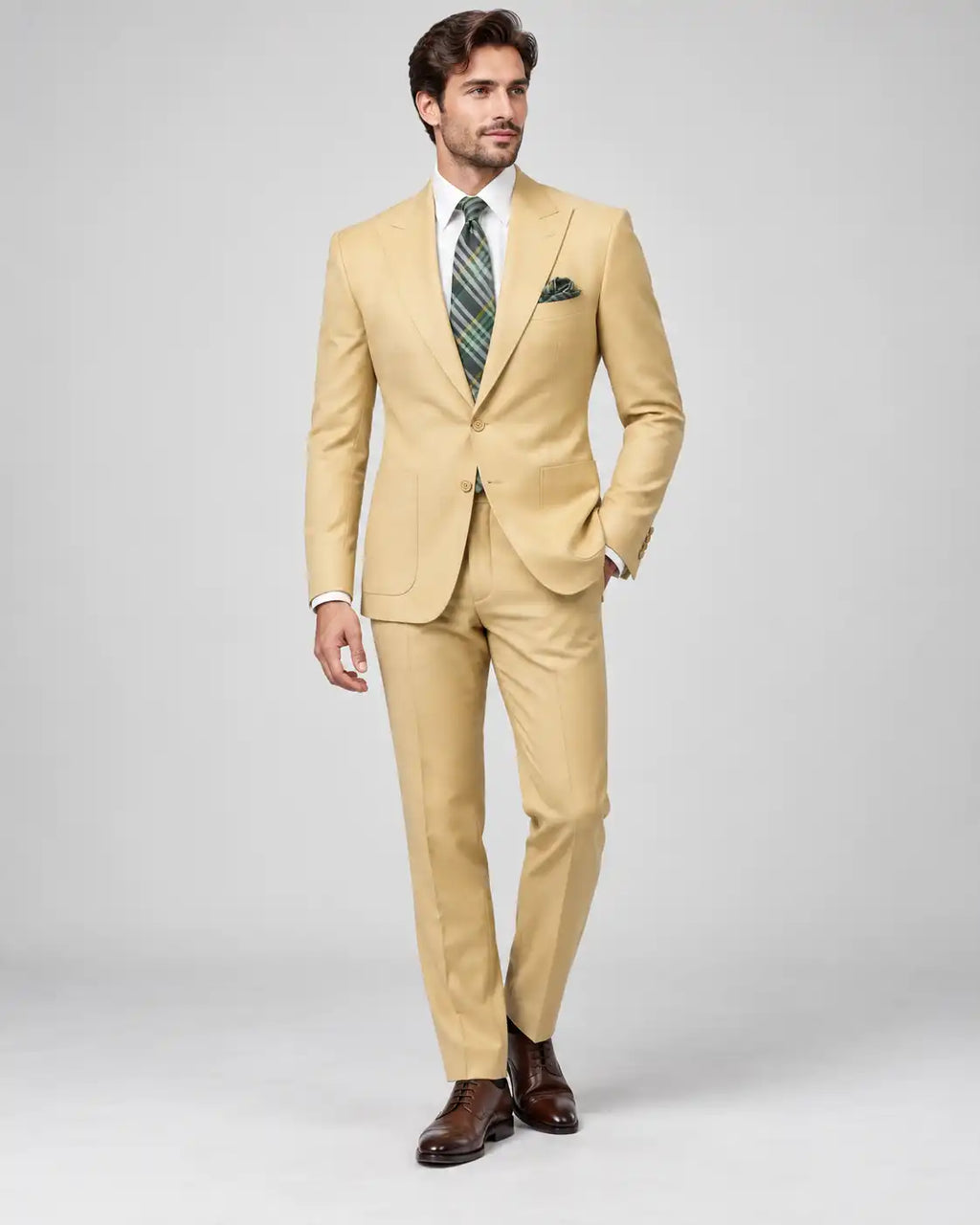 Golden 2-Piece Coat Pant