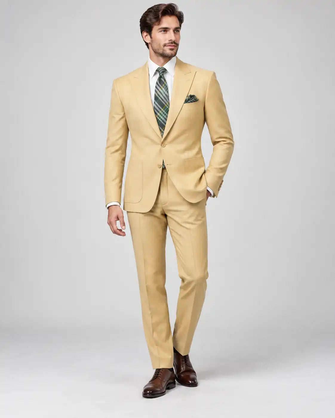 Golden 2-Piece Coat Pant