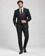 Black 2-Piece Coat Pant
