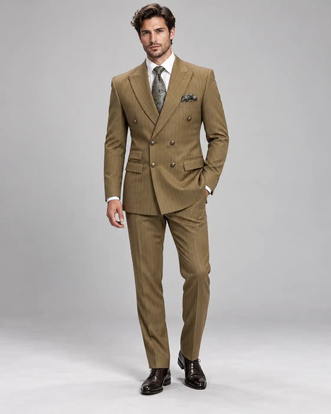 Olive Lining 2-Piece Coat Pant